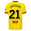 Maglia ufficiale Borussia Dortmund Malen 21 Casa 2023-24 per Uomo